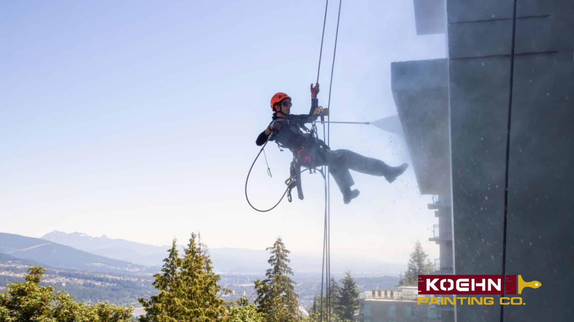 Commercial power washing