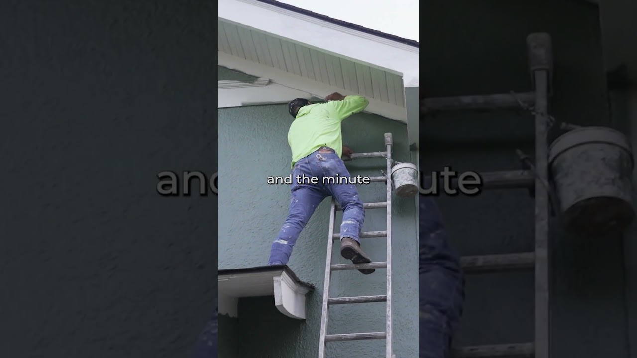 I Tried Painting On A Ladder And This Happened